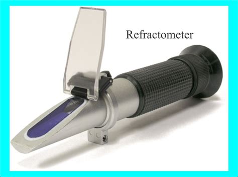 a urinometer or a refractometer is ued to measure the|what is a refractometer.